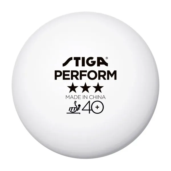 Мяч для наст. тенниса Stiga Perform 3***, 40+, 1113-2110-06, пластик, ITTF Appr., уп.6 шт, бел за 2&nbsp;121.60 ₽ в Ростове-на-Дону