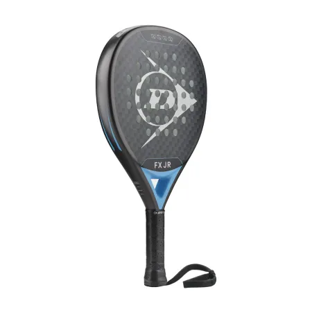 Ракетка для падела Dunlop FX Jr, 10370738, для юниоров, гибрид, графит, черно-голубой за 11&nbsp;019.40 ₽ купить в Ростове-на-Дону