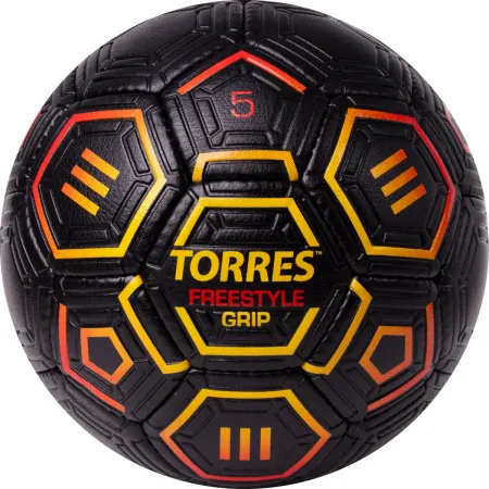 Мяч футб. TORRES Freestyle Grip, F323765, р.5, 32 панели. PU, ручная сшивка, черно-желт-красн за 2&nbsp;070.60 ₽ купить в Ростове-на-Дону