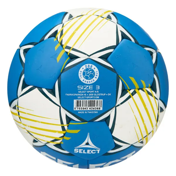 Мяч ганд. SELECT HB FORCE DB V25, 1622858205, Senior (р.3), EHF Appr,ПУ, гибр.сш., сине-белый за 8&nbsp;438.80 ₽ в Ростове-на-Дону