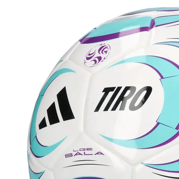 Мяч футзал. ADIDAS Tiro League Sala JW1526, р.4, FIFA Basic, 32 пан, ТПУ, термосш., бело-бирюз-фиол за 4&nbsp;833.10 ₽ в Ростове-на-Дону