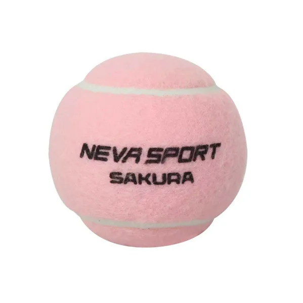 Мяч для падела NS Sakura, UAA2, уп.3 шт, сукно, нат.резина, розовый за 824.50 ₽ в Ростове-на-Дону