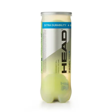 Мяч для падела HEAD Padel Pro+, 540203, уп.3 шт, FIP Approved, войлок,нат.резина,желтый за 933.30 ₽ купить в Ростове-на-Дону