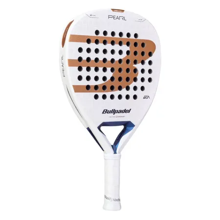 Ракетка для падела BULLPADEL Pearl 27, 497249, для проф-в, стекловолокно,карбон, бело-золотистый за 44&nbsp;319 ₽ купить в Ростове-на-Дону