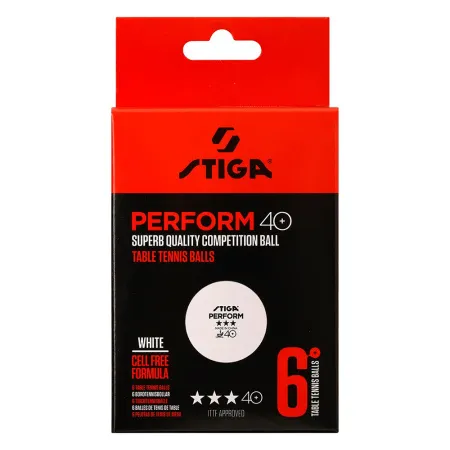 Мяч для наст. тенниса Stiga Perform 3***, 40+, 1113-2110-06, пластик, ITTF Appr., уп.6 шт, бел за 2&nbsp;121.60 ₽ купить в Ростове-на-Дону