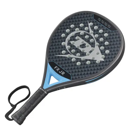 Ракетка для падела Dunlop FX Jr, 10370738, для юниоров, гибрид, графит, черно-голубой за 11&nbsp;019.40 ₽ купить в Ростове-на-Дону