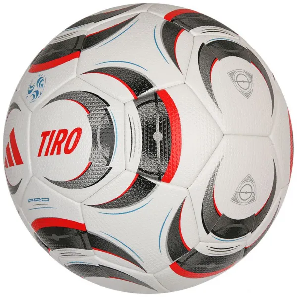 Мяч футб. ADIDAS Tiro Pro JW1533, р.5, FIFA Pro, 32 пан., ПУ, термосшивка, бело-серо-красный за 14&nbsp;133.80 ₽ в Ростове-на-Дону