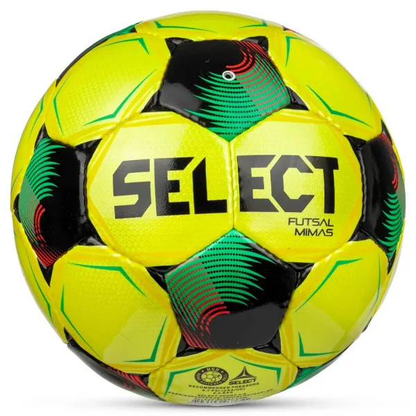 Мяч футзал. SELECT Futsal Mimas V26, 1053471007, р.4,FIFA Basic, 32п, ПУ, руч.сш, желто-зелено-черн. за 6&nbsp;113.20 ₽ в Ростове-на-Дону
