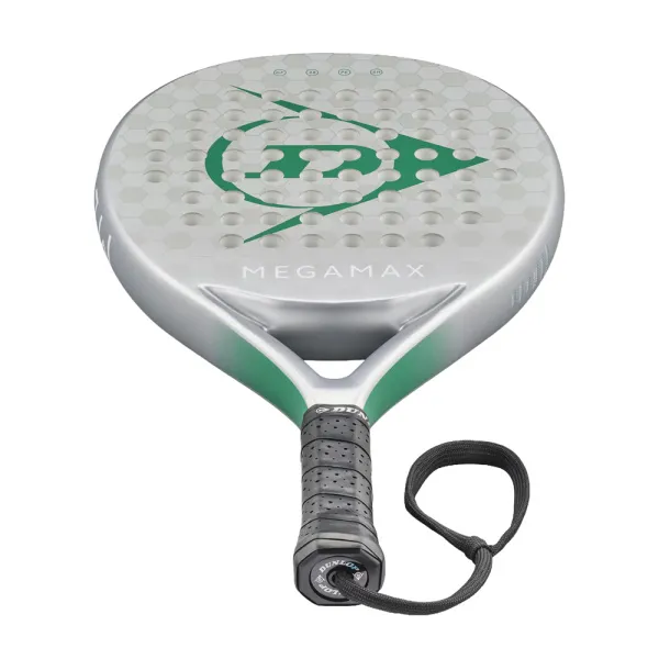 Ракетка для падела Dunlop Megamax Silver, 10370741, для начинающих, графит, серебристый за 11&nbsp;740.20 ₽ в Ростове-на-Дону