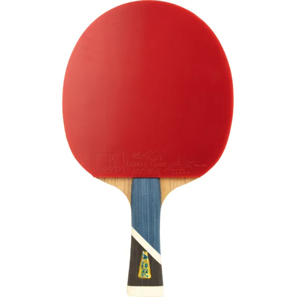 Ракетка для н/т DOUBLE FISH 5A+C, для продвин, ITTF Appr, накл. 2,1 мм, конич. ручка+ 2 мяча V40+мм за 2&nbsp;779.50 ₽ в Ростове-на-Дону