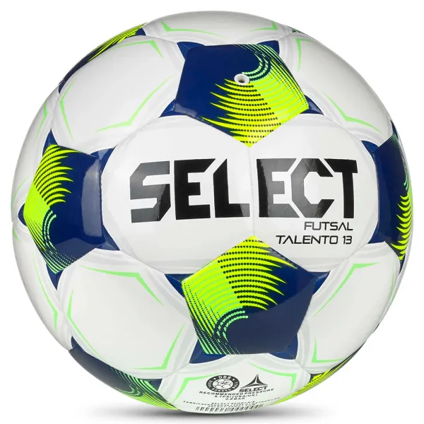 Мяч футзал. SELECT Futsal Talento 13 V26, 1062471015, р.3, 32п, ТПУ, гибр.сш, бело-сине-желтый за 4&nbsp;355.40 ₽ в Ростове-на-Дону