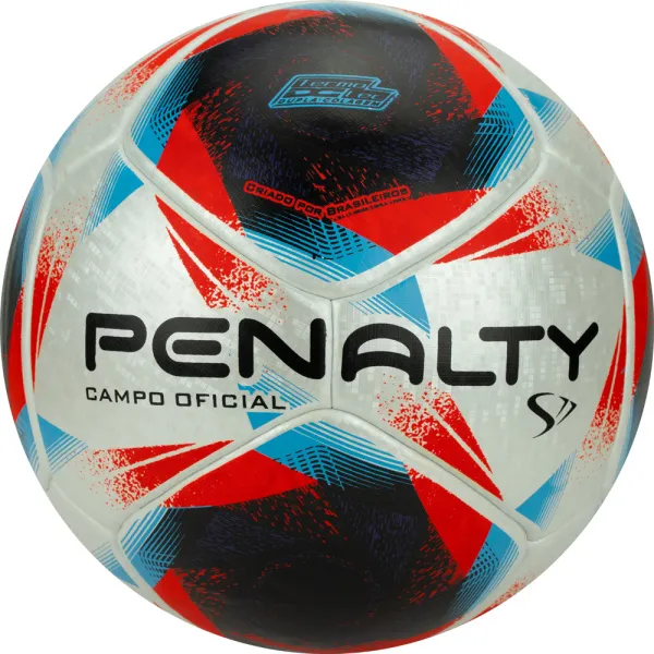 СЦ*Мяч футб. PENALTY BOLA CAMPO S11 R1 XXIII, 5416341610-U,р.5, PU, термосшивка, серебр-красно-синий за 4&nbsp;250 ₽ в Ростове-на-Дону
