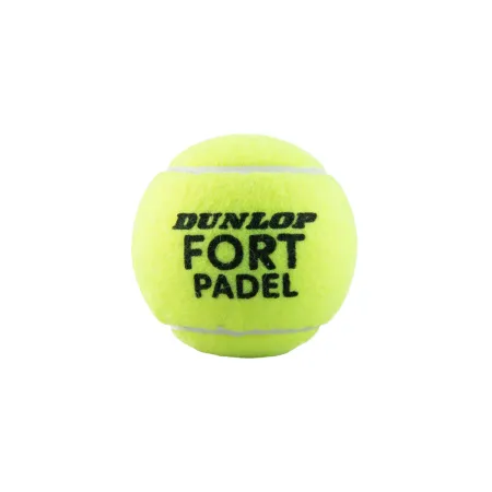Мяч для падела Dunlop Fort Padel, 601555, уп.3 шт, FIP, сукно, нат.резина,желтый за 1&nbsp;135.60 ₽ купить в Ростове-на-Дону