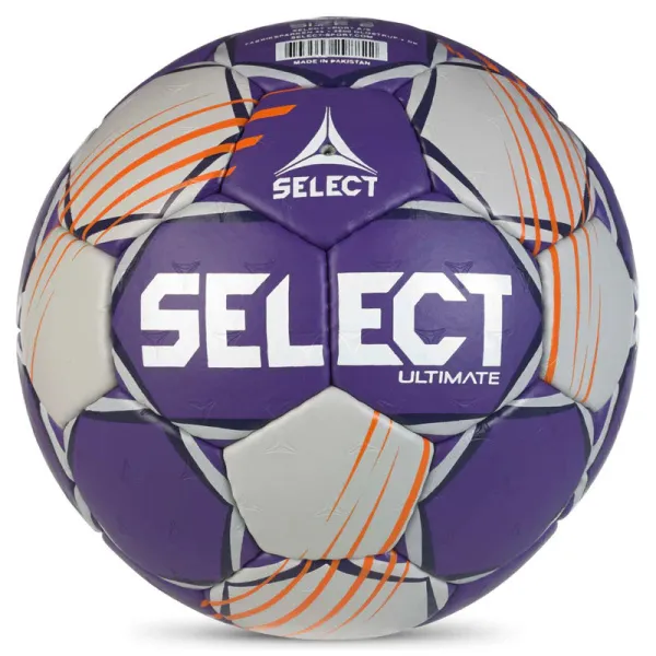 Мяч ганд. SELECT Ultimate Official EHF V24, 1612858999, Senior(р.3), EHF Appr, ПУ, руч.сш, фиол-сер за 15&nbsp;504 ₽ в Ростове-на-Дону