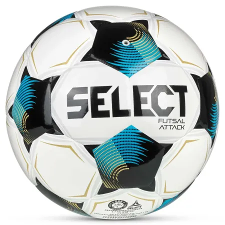 Мяч футзал. SELECT Futsal Attack V26, 1073471009, р.4, 32п, ПУ, руч.сш, бело-сине-черный за 5&nbsp;295.50 ₽ купить в Ростове-на-Дону