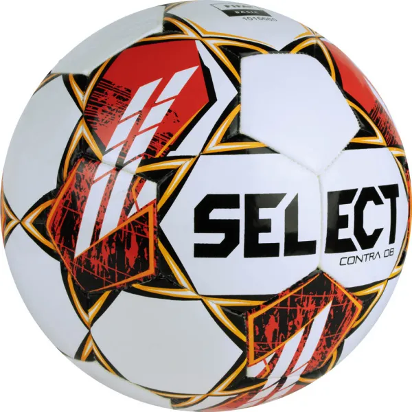 Мяч футб. SELECT Contra DB V23, 0854160300, р.4, FIFA Basic, 32 пан, ПУ, гибрид.сш, бел-чер-красн за 4&nbsp;455.70 ₽ в Ростове-на-Дону
