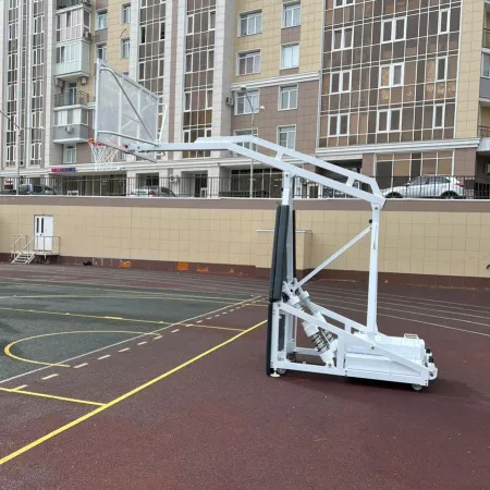Баскетбольная стойка мобильная складная на пружинах вынос 2,25 м c противовесом ZAVODSPORTA за 530&nbsp;660 ₽ купить в Ростове-на-Дону