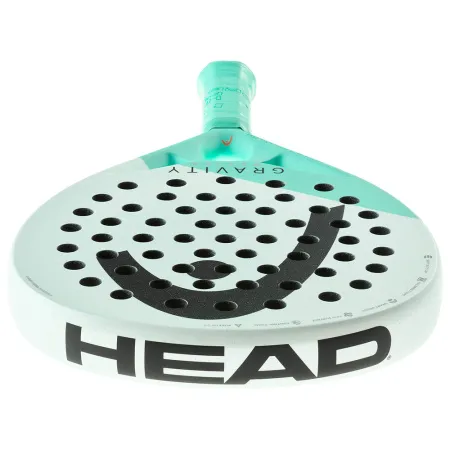 Ракетка для падела HEAD Gravity Motion, 224014, для продвинутых игроков, карбон, бело-бирюзовый за 23&nbsp;604.50 ₽ купить в Ростове-на-Дону