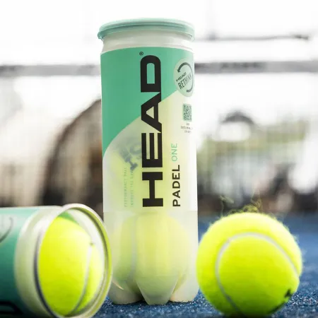 Мяч для падела HEAD Padel One S, 575383, уп.3 шт, FIP Approved, войлок,нат.резина,желтый за 933.30 ₽ купить в Ростове-на-Дону