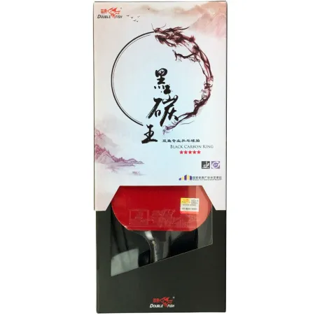 Ракетка для н/т DOUBLE FISH Black Carbon King Racket 5*****, для професс.,ITTF Appr.,накл.2,1,мм за 6&nbsp;434.50 ₽ купить в Ростове-на-Дону