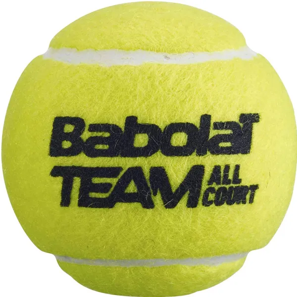 Мяч теннисный BABOLAT Team All Court,502081, уп.4 шт,одобр.ITF, сукно, нат.резина,желтый за 2&nbsp;385.10 ₽ в Ростове-на-Дону