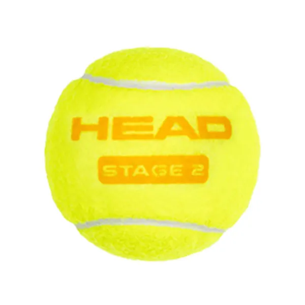Мяч теннисный детский HEAD Stage 2 Orange, 578423,уп.3 шт, фетр,нат.резина,желто-оранжевый за 836.40 ₽ в Ростове-на-Дону