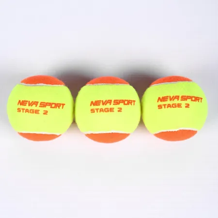 Мяч теннисный детский NS Orange, 5021005, уп.3 шт, резина, шерть, нейлон, желто-оранжевый за 613.70 ₽ купить в Ростове-на-Дону