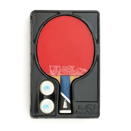 Ракетка для н/т DOUBLE FISH 5A+C, для продвин, ITTF Appr, накл. 2,1 мм, конич. ручка+ 2 мяча V40+мм за 2&nbsp;779.50 ₽ купить в Ростове-на-Дону