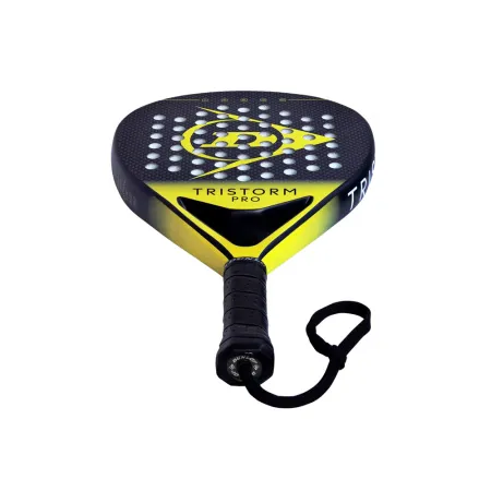 Ракетка для падела Dunlop Tristorm Pro, 10359946, для опытных игроков, графит, черно-желтый за 19&nbsp;643.50 ₽ купить в Ростове-на-Дону