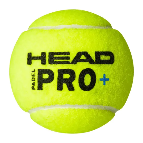 Мяч для падела HEAD Padel Pro+, 540203, уп.3 шт, FIP Approved, войлок,нат.резина,желтый за 933.30 ₽ в Ростове-на-Дону